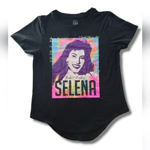 𝅺SELENA Official Merch Black Techno Cumbia T-Shirt